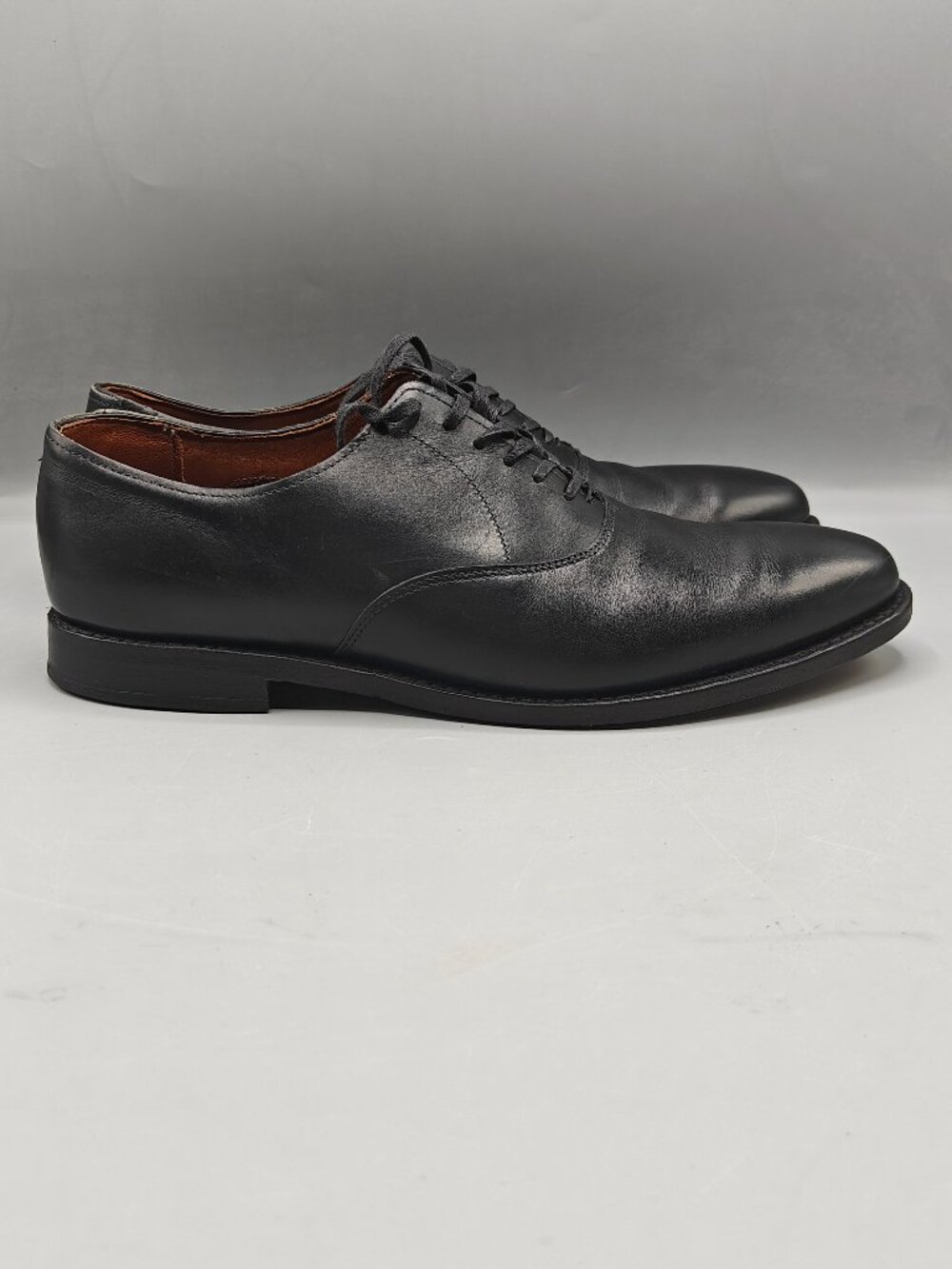 Allen Edmonds Carlyle Oxford Mens 9.5 D Black Good Leather Dress Shoes 8830